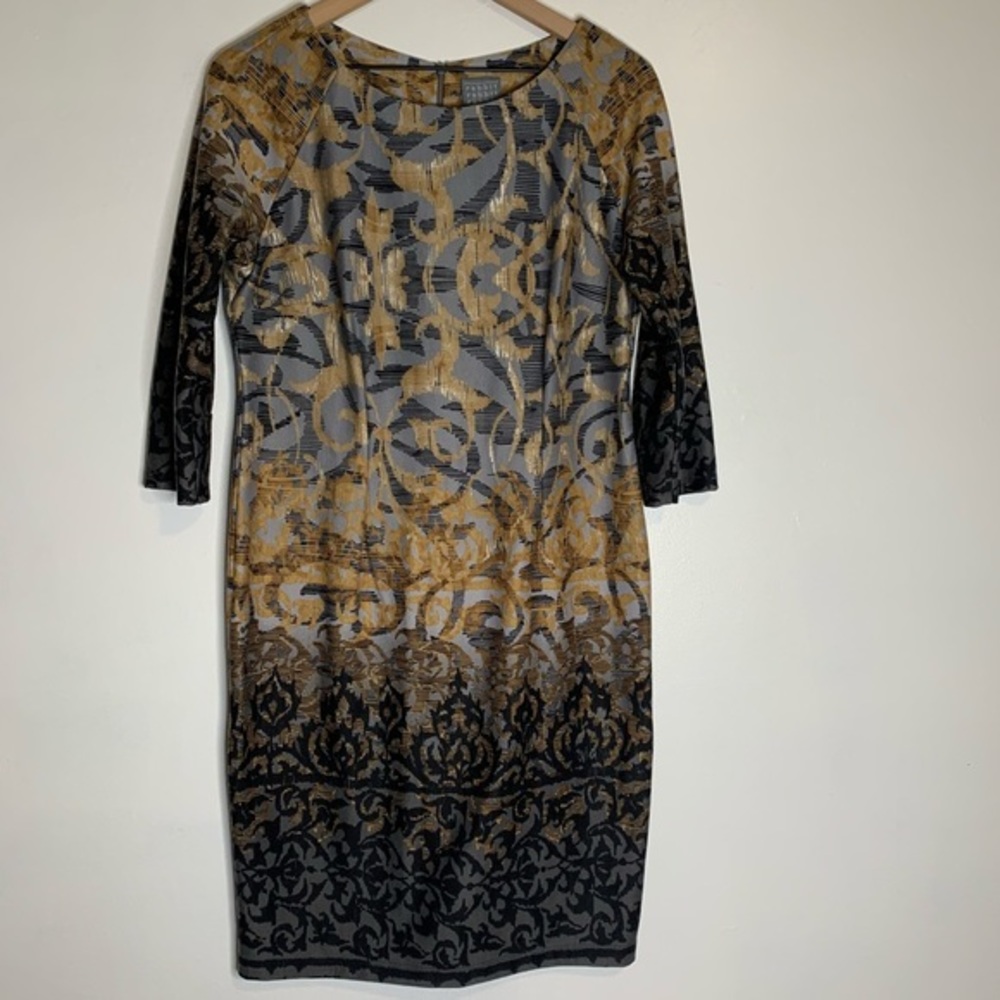 Rabbit Rabbit Rabbit Petite Paisley Stretch Dress